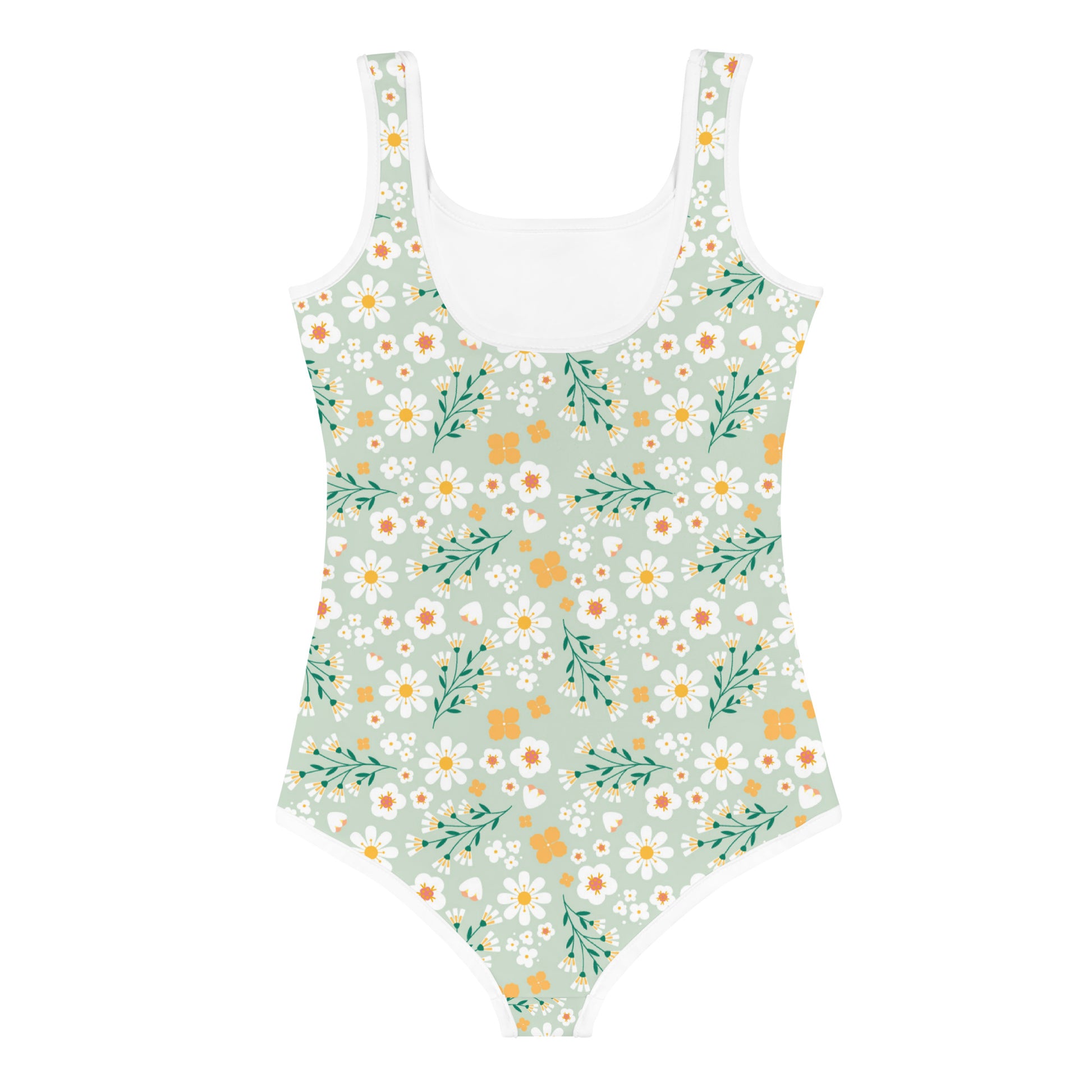 Esdushi Surf clothing - Kids Swimsuit - Flores Esmeralda - - 