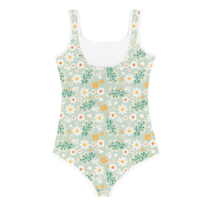 Esdushi Surf clothing - Kids Swimsuit - Flores Esmeralda - - 