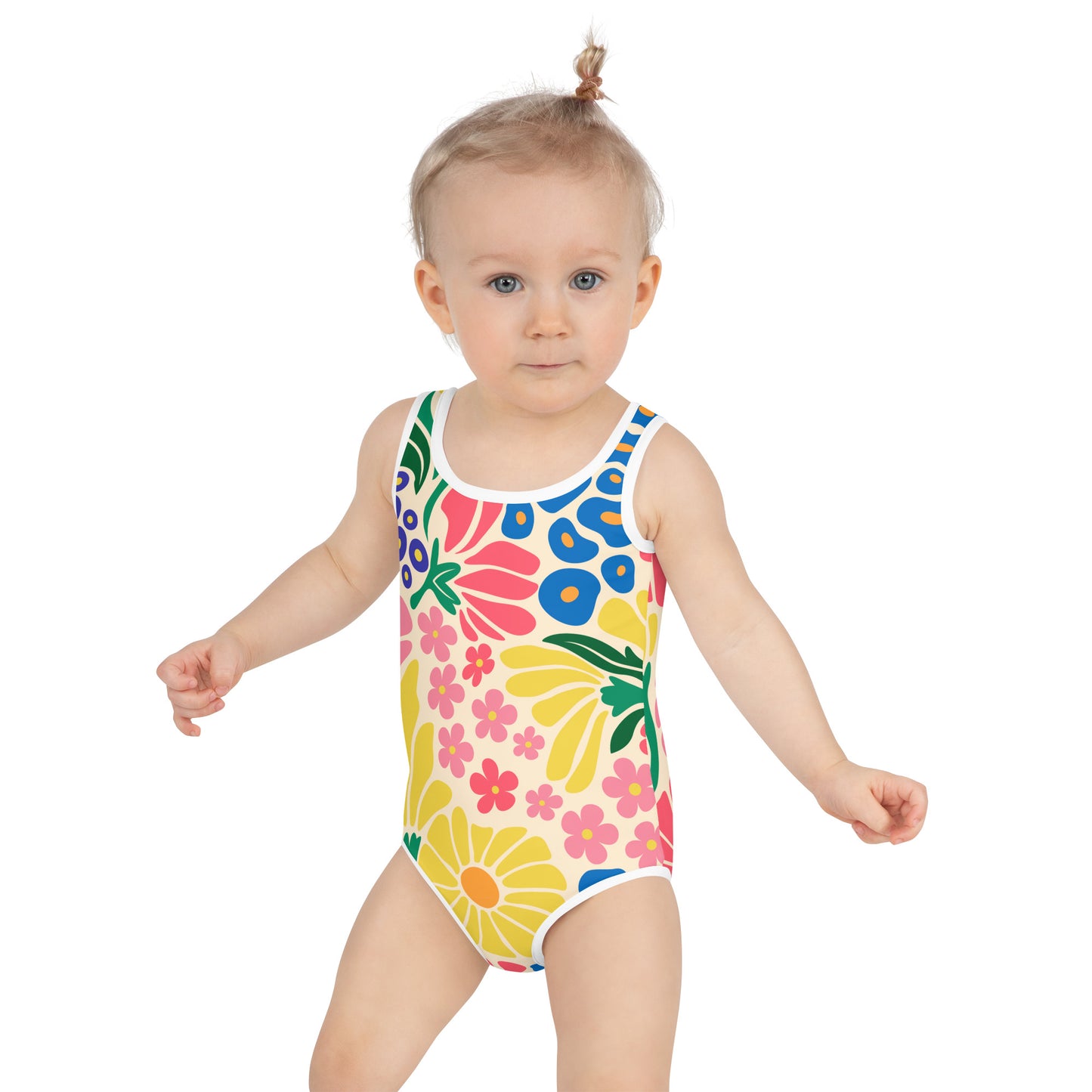 Esdushi Surf clothing - Kids Swimsuit - Flower Fun - - 