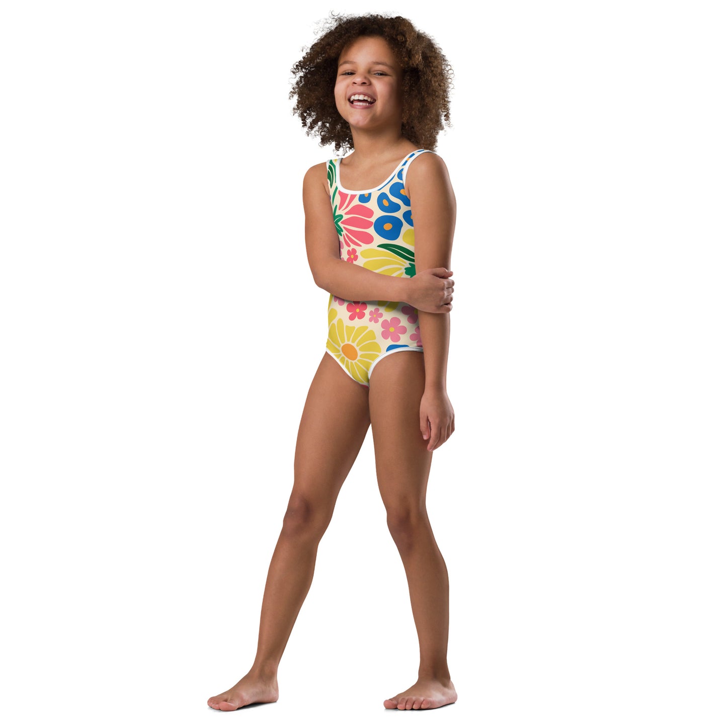 Esdushi Surf clothing - Kids Swimsuit - Flower Fun - - 