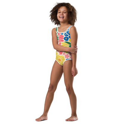 Esdushi Surf clothing - Kids Swimsuit - Flower Fun - - 