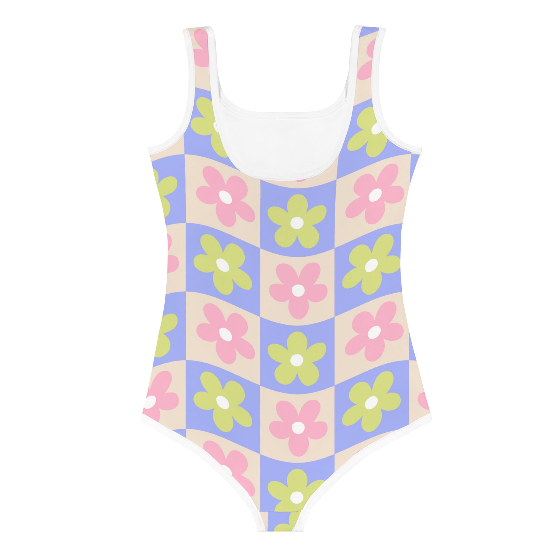 Esdushi Surf clothing - Kids Swimsuit - Groovy Gardenia - - 