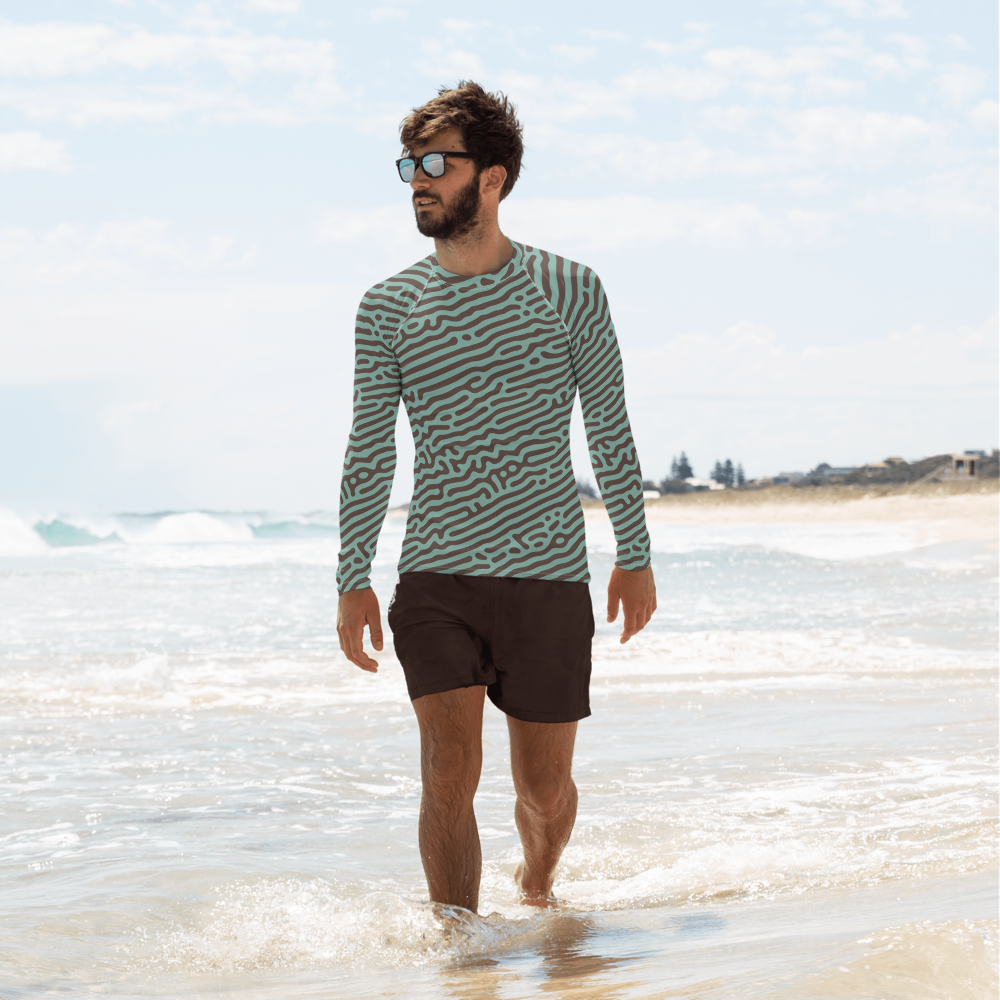 Esdushi Surf clothing - Men's Surf Rashguard - Barrel Boss - - 