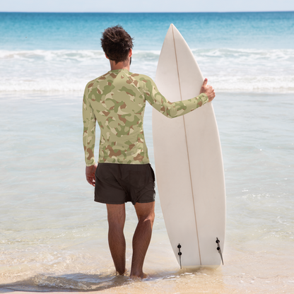 Esdushi Surf clothing - Men's Surf Rashguard - Camu Surf - - 