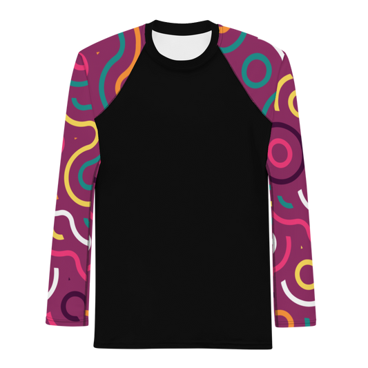 Esdushi Surf clothing - Men's Surf Rashguard - Tide Turner - - 