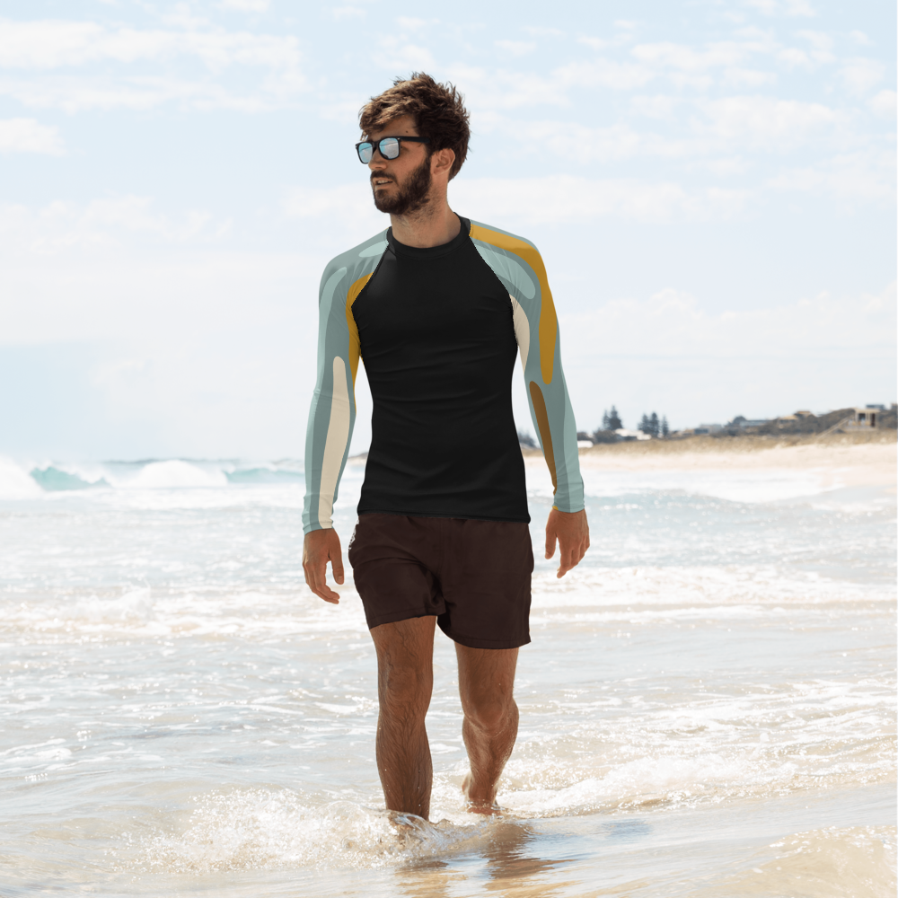 Esdushi Surf clothing - Men's Surf Rashguard - Wave Walker - - 