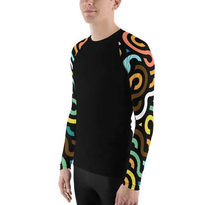Esdushi Surf clothing - Men's Surf Rashguard - Wave Wanderer - - 