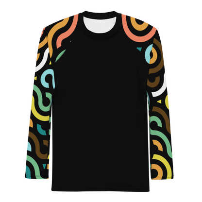 Esdushi Surf clothing - Men's Surf Rashguard - Wave Wanderer - - 