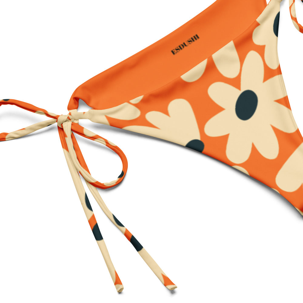 Esdushi Surf clothing - String Bikini Bottom - Daisy Dream - - 