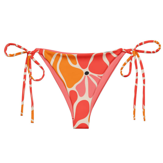 Esdushi Surf clothing - String Bikini Bottom - Flower Power - - 