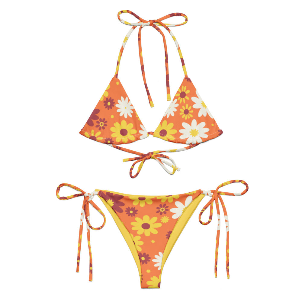 Esdushi Surf clothing - String Bikini Bottom - Golden Honey - 2XS - 