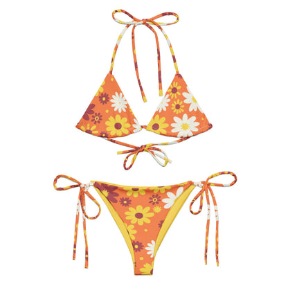 Esdushi Surf clothing - String Bikini Bottom - Golden Honey - 2XS - 
