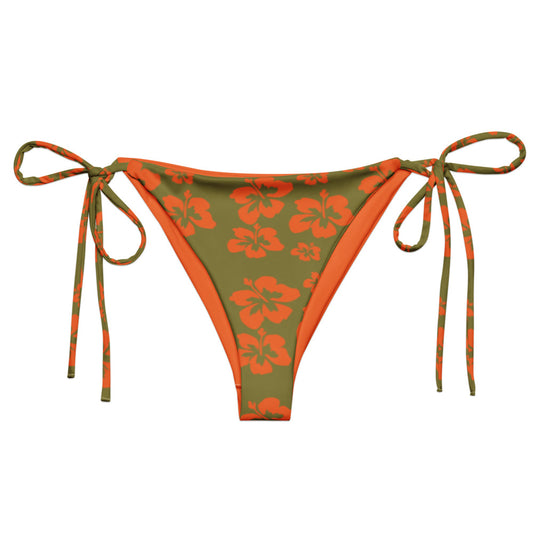 Esdushi Surf clothing - String Bikini Bottom - Hula Heat - - 