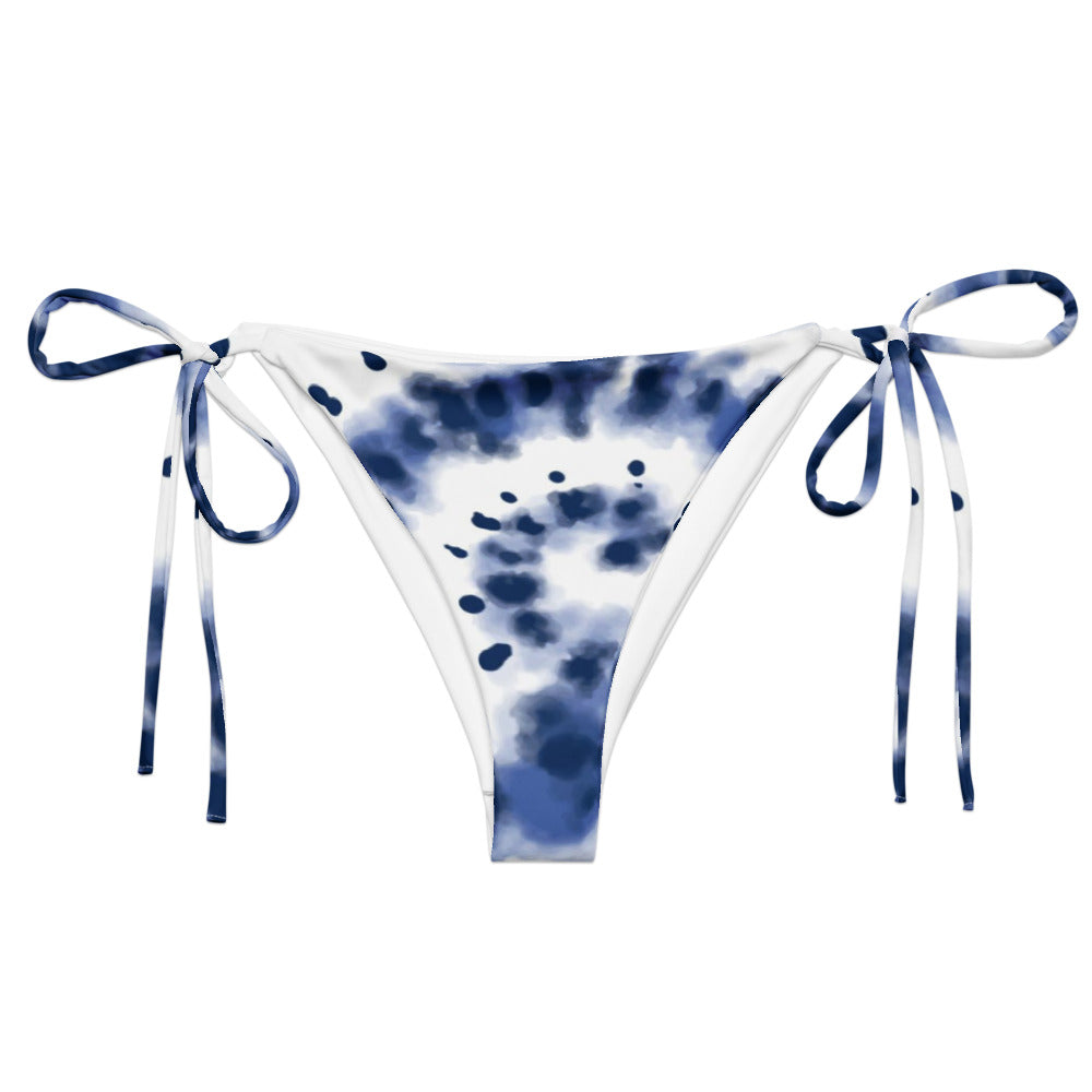 Esdushi Surf clothing - String Bikini Bottom - Ocean Swirl - - 