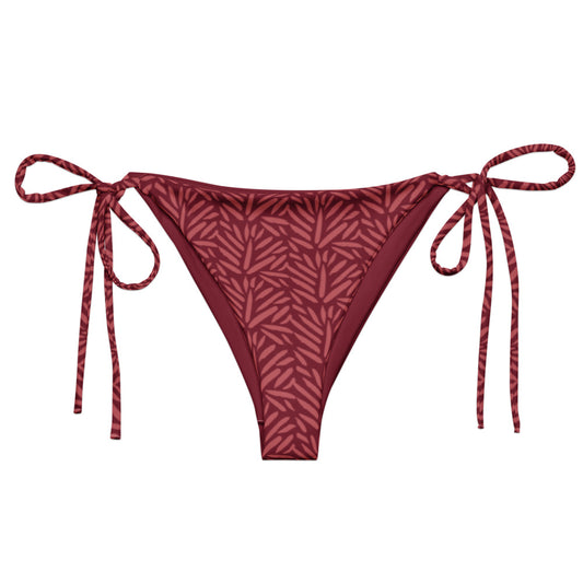 Esdushi Surf clothing - String Bikini Bottom - Palm Passion - - 