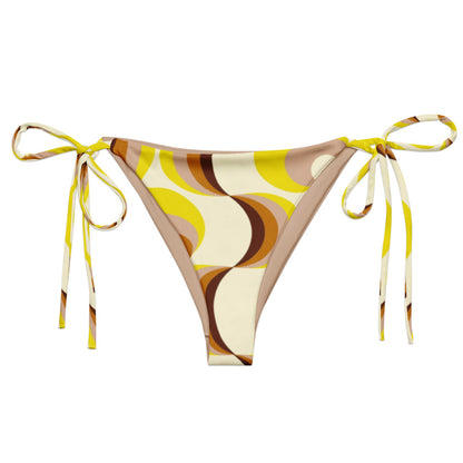 Esdushi Surf clothing - String Bikini Bottom - Retro Riptide - - 