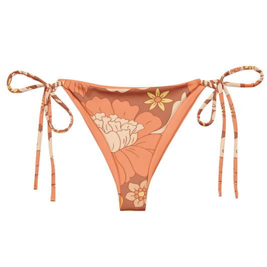 Esdushi Surf clothing - String Bikini Bottom - Sunset Glow - - 