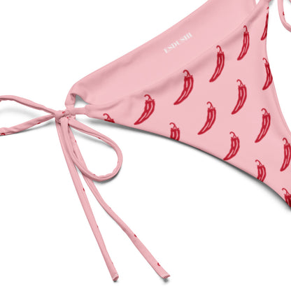 Esdushi Surf clothing - String Bikini Bottom - Sweet & Spicy - - 