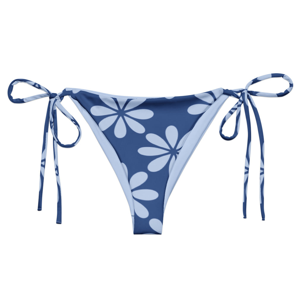 Esdushi Surf clothing - String Bikini Bottom - Wavy Baby - - 