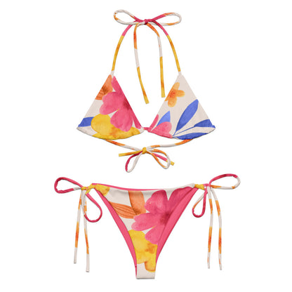 Esdushi Surf clothing - String Bikini Top - Aloha Surfista - 2XS - 