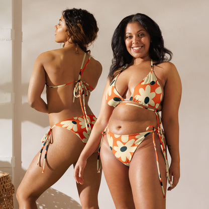 Esdushi Surf clothing - String Bikini Top - Daisy Dream - - 