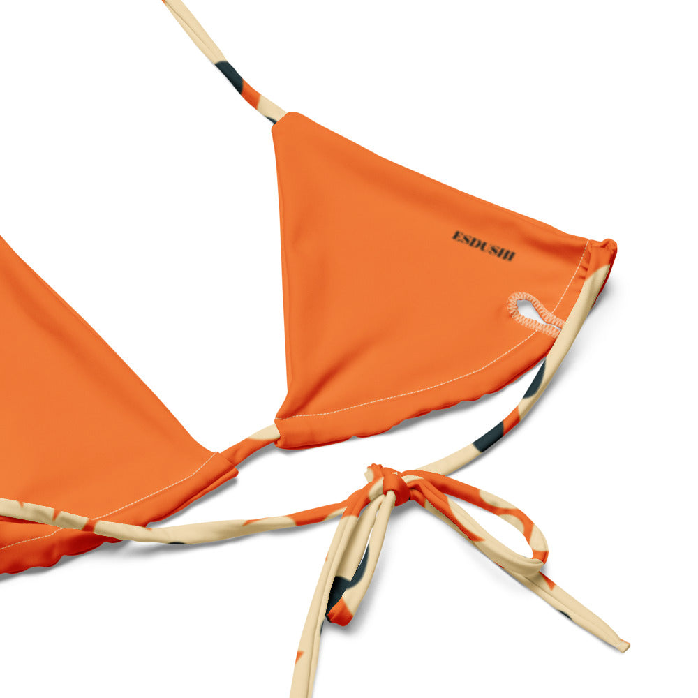 Esdushi Surf clothing - String Bikini Top - Daisy Dream - - 