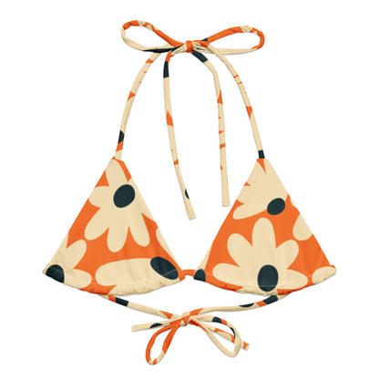 Esdushi Surf clothing - String Bikini Top - Daisy Dream - - 