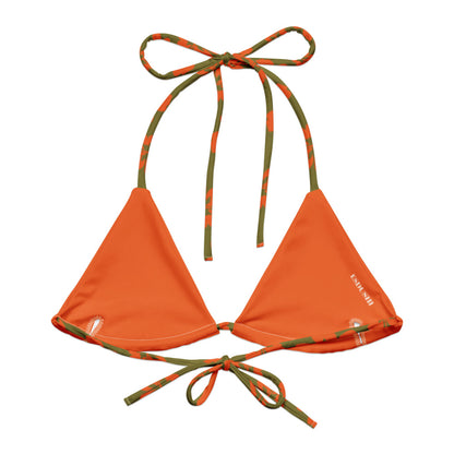 Esdushi Surf clothing - String Bikini Top - Hula Heat - - 