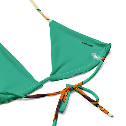 Esdushi Surf clothing - String Bikini Top - Paradise Madness - - 