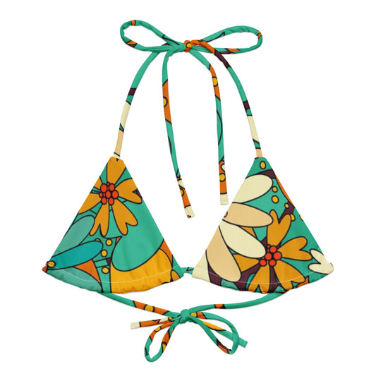 Esdushi Surf clothing - String Bikini Top - Paradise Madness - - 