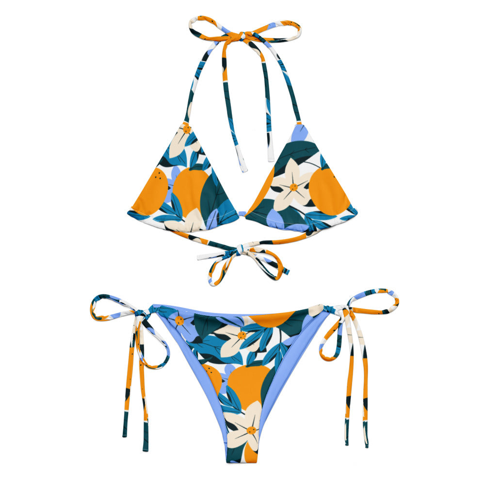 Esdushi Surf clothing - String Bikini Top - Playa Mango - 2XS - 