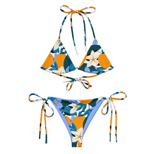 Esdushi Surf clothing - String Bikini Top - Playa Mango - 2XS - 