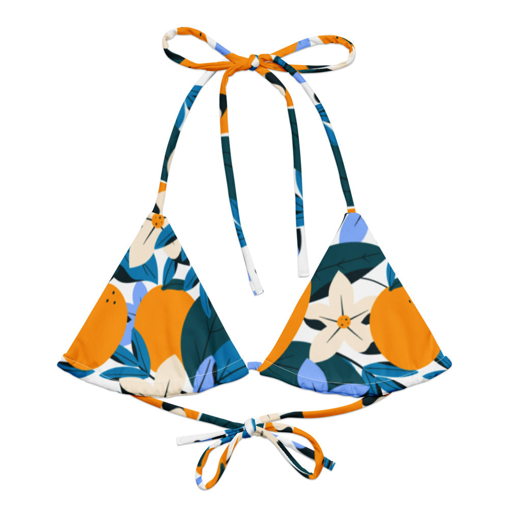 Esdushi Surf clothing - String Bikini Top - Playa Mango - - 