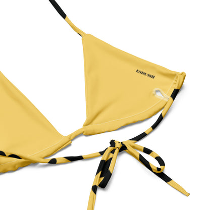 Esdushi Surf clothing - String Bikini Top - Sunny Swell - - 
