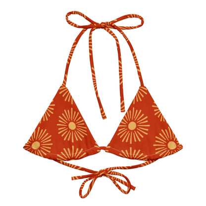 Esdushi Surf clothing - String Bikini Top - Sunset Session - - 