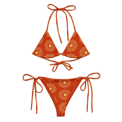 Esdushi Surf clothing - String Bikini Top - Sunset Session - 2XS - 