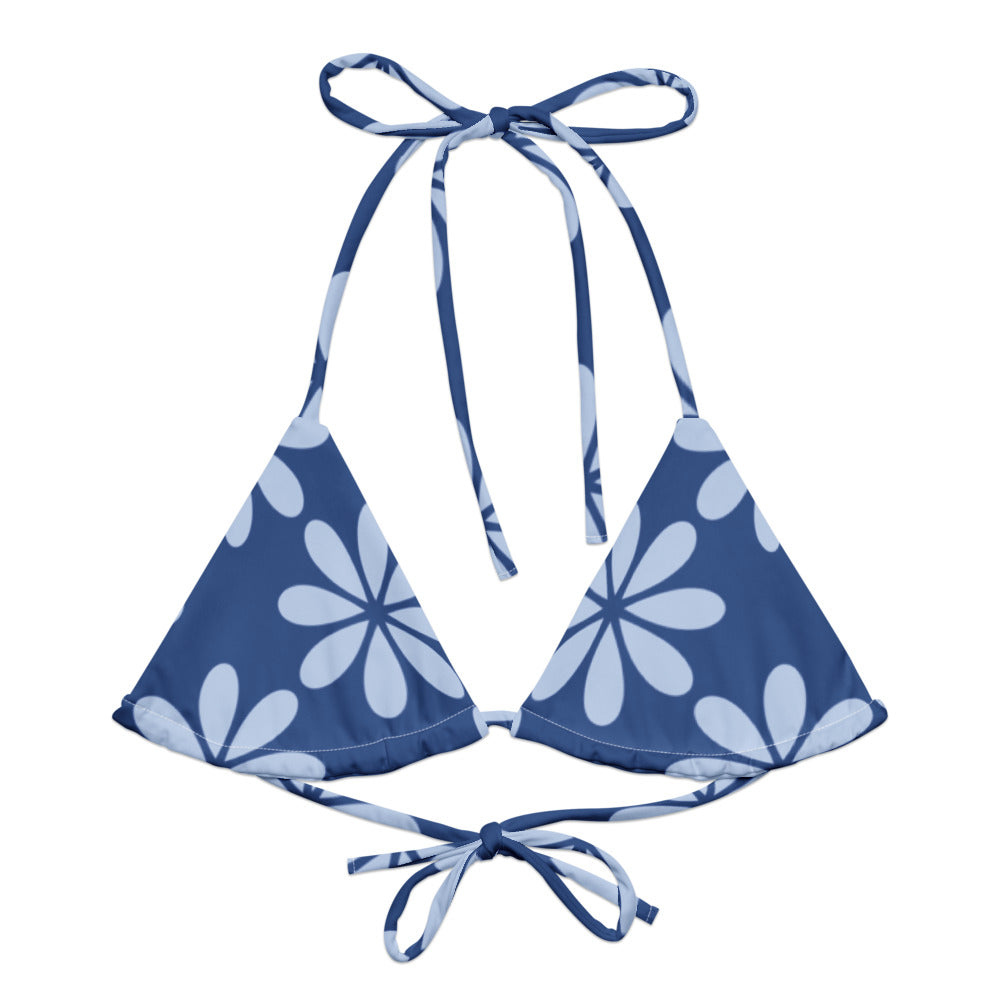 Esdushi Surf clothing - String Bikini Top - Wavy Baby - - 