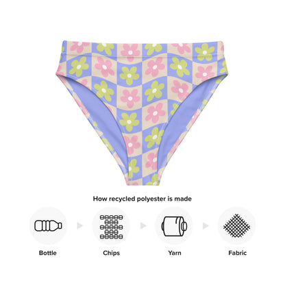Esdushi Surf clothing - Surf Bikini Bottom - Groovy Gardenia - - 