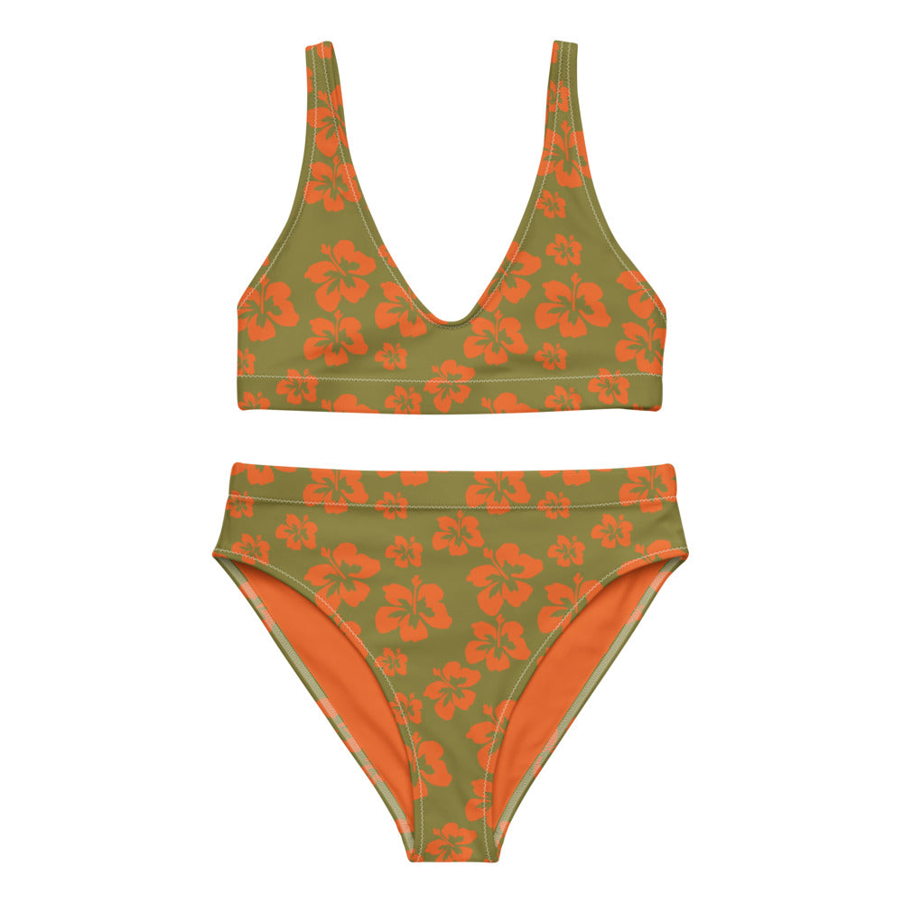 Esdushi Surf clothing - Surf Bikini Bottom - Hula Heat - XS - 