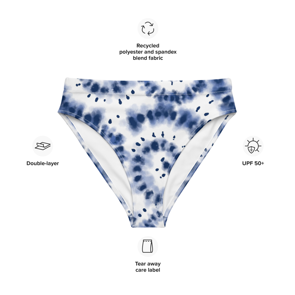Esdushi Surf clothing - Surf Bikini Bottom - Ocean Swirl - - 