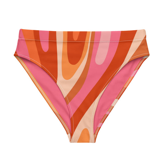 Esdushi Surf clothing - Surf Bikini Bottom - Radiant Retro - - 