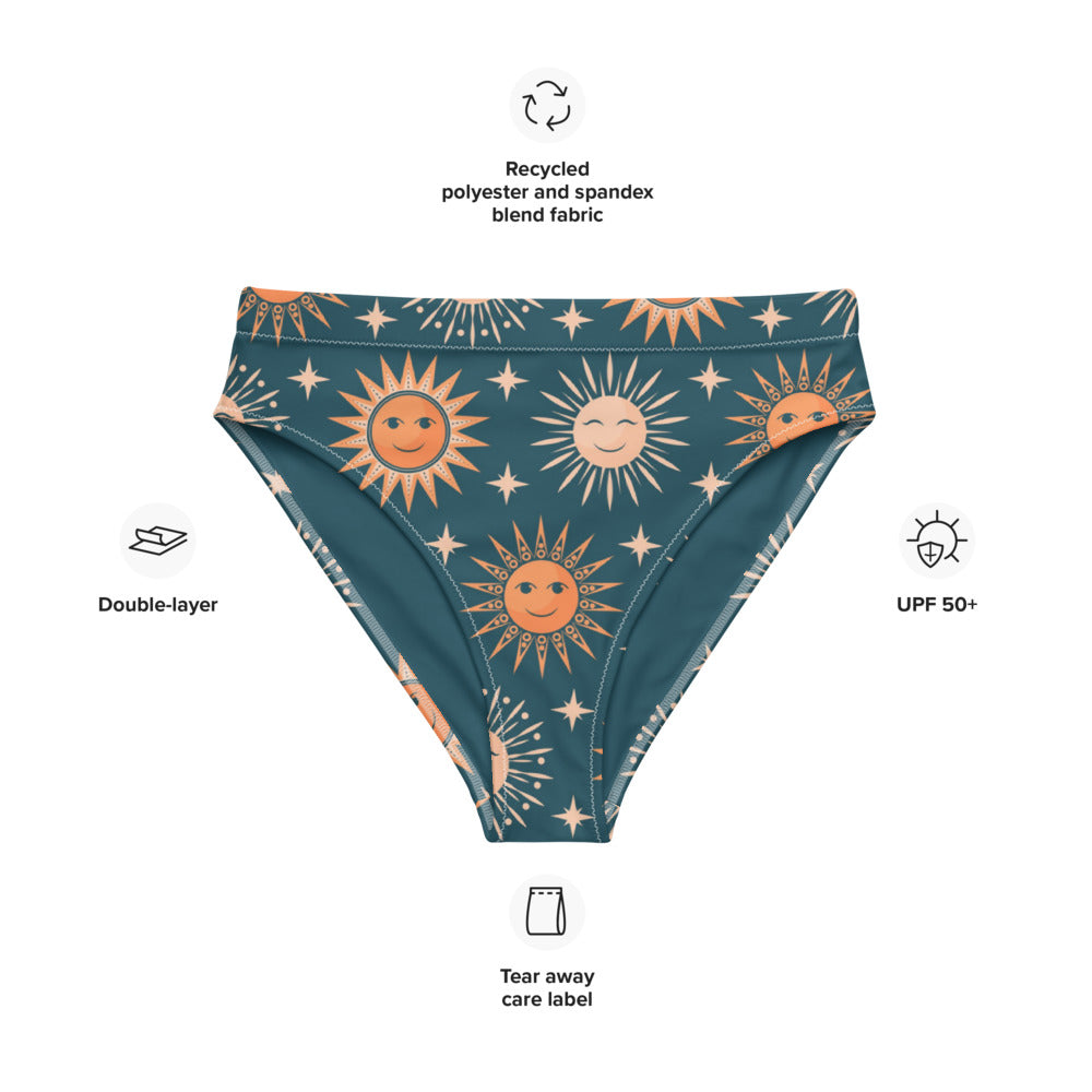 Esdushi Surf clothing - Surf Bikini Bottom - Sunbeam Sparkle - - 