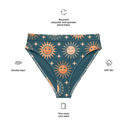 Esdushi Surf clothing - Surf Bikini Bottom - Sunbeam Sparkle - - 