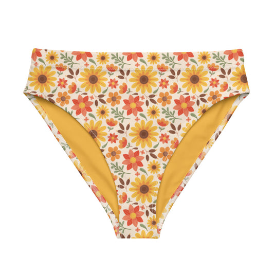 Esdushi Surf clothing - Surf Bikini Bottom - Sunflower Siesta - - 
