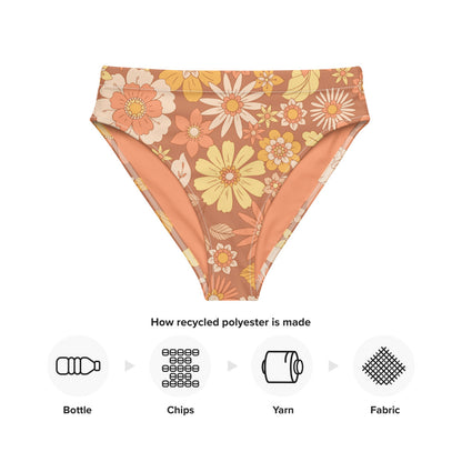Esdushi Surf clothing - Surf Bikini Bottom - Sunset Glow - - 