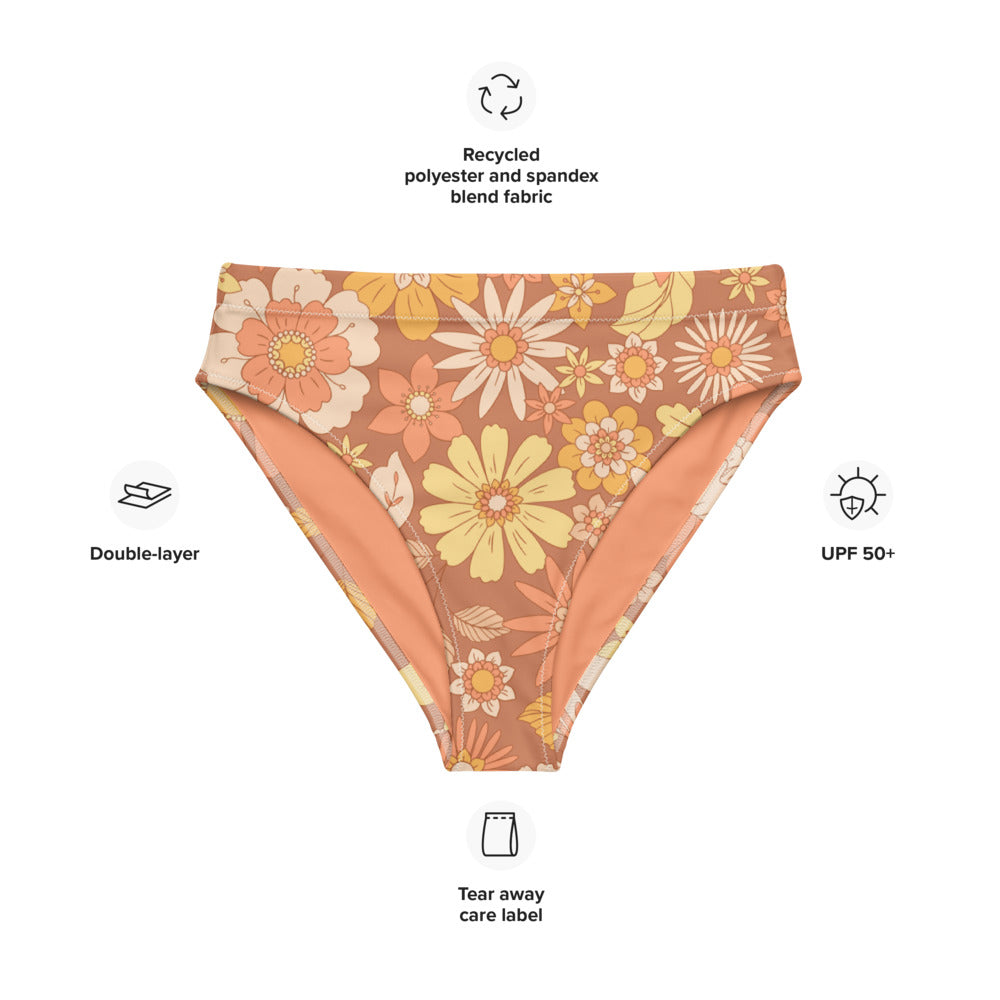 Esdushi Surf clothing - Surf Bikini Bottom - Sunset Glow - - 