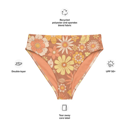 Esdushi Surf clothing - Surf Bikini Bottom - Sunset Glow - - 