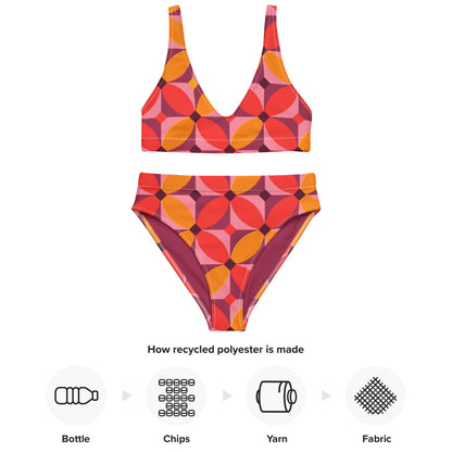 Esdushi Surf clothing - Surf Bikini Bottom - Tropical Tango - - 