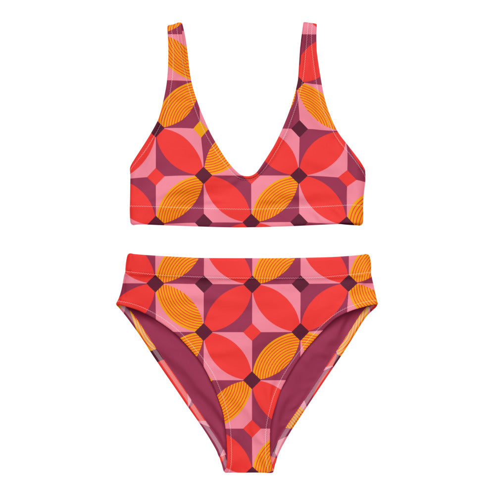 Esdushi Surf clothing - Surf Bikini Bottom - Tropical Tango - XS - 