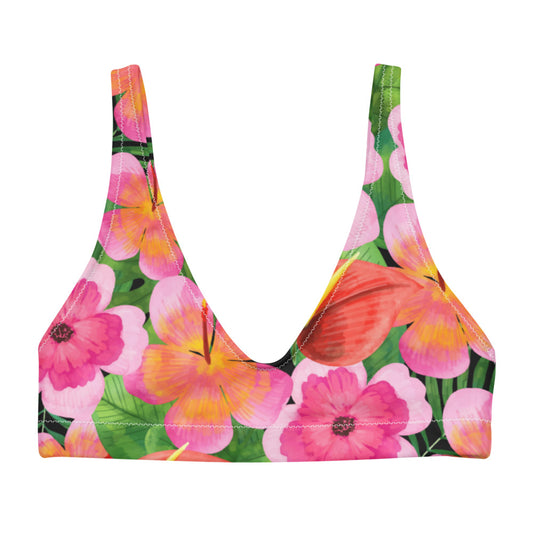 Esdushi Surf clothing - Surf Bikini Top - Bonita Botánica - - 